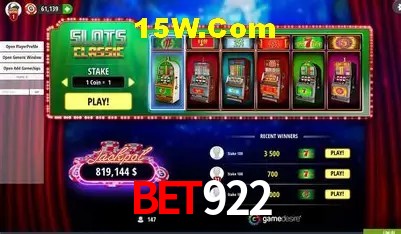 Bet922: Seu Cassino Premiado com Pagamentos Rápidos